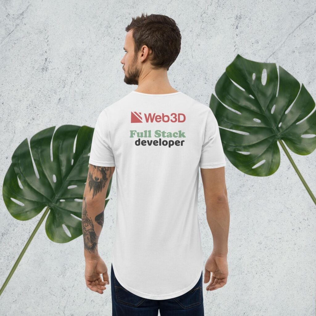 mens curved hem t shirt white back 65272e91659d9