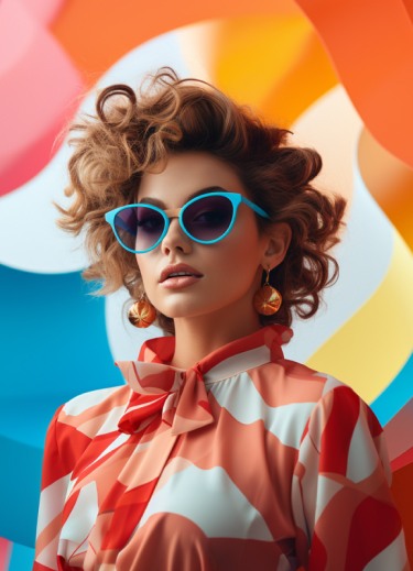 web3d a fashion dphotography of a woman modeling with a happy f 0e2b810d 68fa 42b1 aa67 be470eaec144 1 1